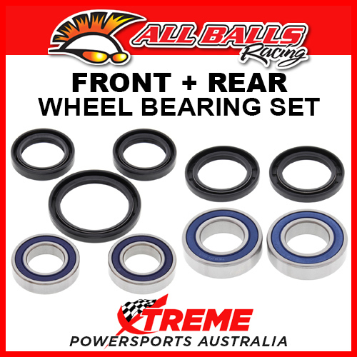 All Balls KTM 200 EXC 200EXC 2000-2002 Front, Rear Wheel Bearing Set