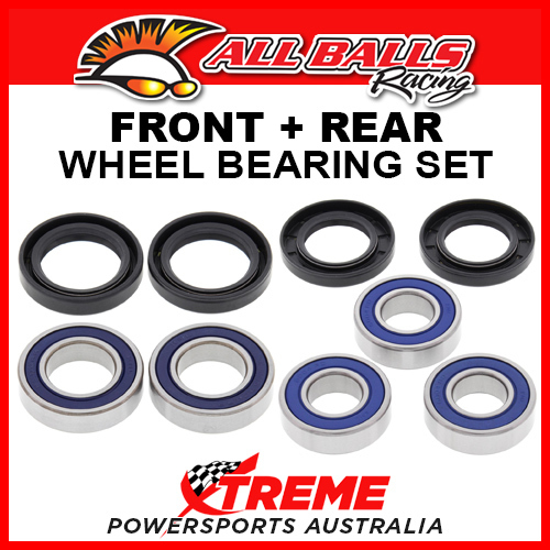 All Balls Yamaha YZ125 YZ 125 1998 Front, Rear Wheel Bearing Set