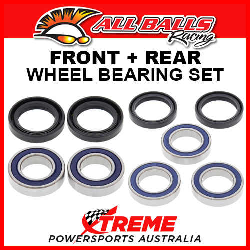 All Balls Yamaha YZ450F YZF450 2009-2013 Front, Rear Wheel Bearing Set