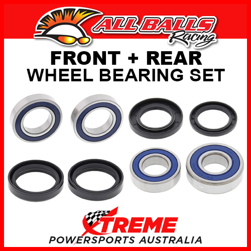 All Balls Yamaha YZ450FX YZ-FX 450 2016-2018 Front, Rear Wheel Bearing Set