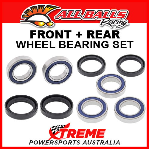 All Balls Yamaha YZ450F YZF450 2014-2018 Front, Rear Wheel Bearing Set