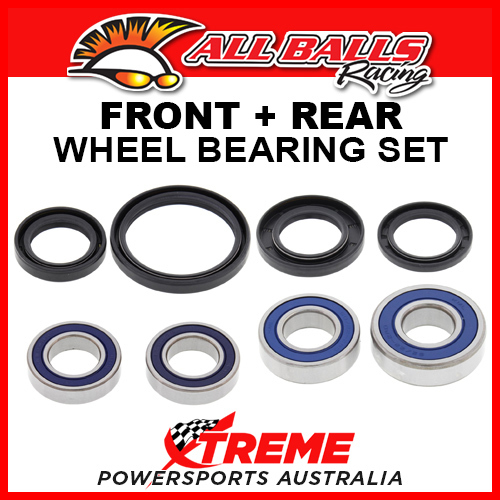 All Balls Yamaha WR250F WRF250 2001-2018 Front, Rear Wheel Bearing Set