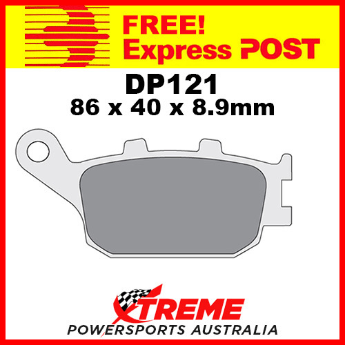 DP Brakes Honda NT700D Integra 2012-2013 Sintered Metal Rear Brake Pad