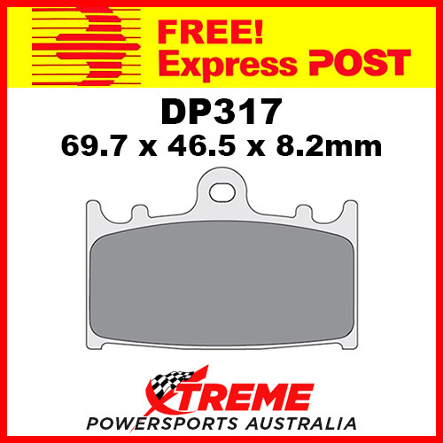 DP Brakes Husaberg FS450 2004-2005 Sintered Metal Front Brake Pad