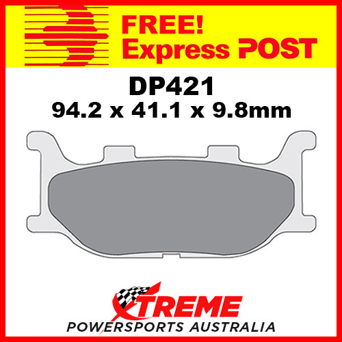 Yamaha TDR 125 93-03 DP Brakes Front Sintered Metal Brake Pad