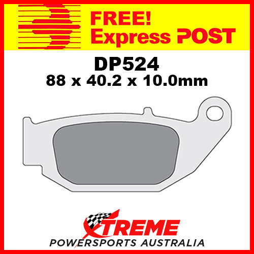 Honda CRF 250 13-16 DP Brakes Sintered Metal Rear Brake Pad