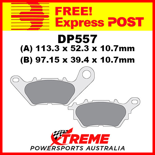 Yamaha MTN 320 A 2016 DP Brakes Sintered Metal Rear Brake Pad