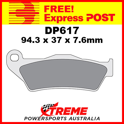 Aprilia SRV 850 2012-2014 DP Brakes Sintered Metal Front Brake Pad