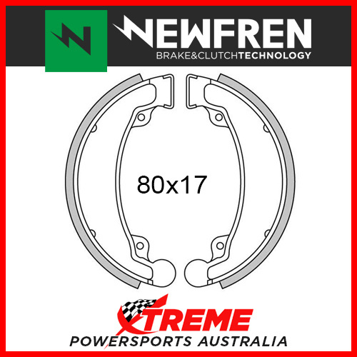 Newfren Rear Brake Shoe SYM XS 125 K 2007-2015 GF1194