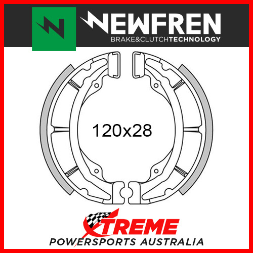 Newfren Rear Brake Shoe for Suzuki RM 125 1979-1980 GF1216