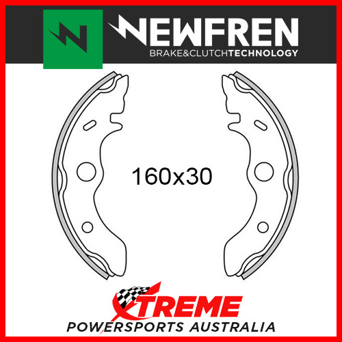 Newfren Front Brake Shoe Kawasaki KLF 300 Bayou 1986-1987 GF1274