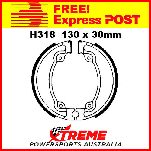 EBC Rear Brake Shoe Honda XL 500 RC 1982 H318