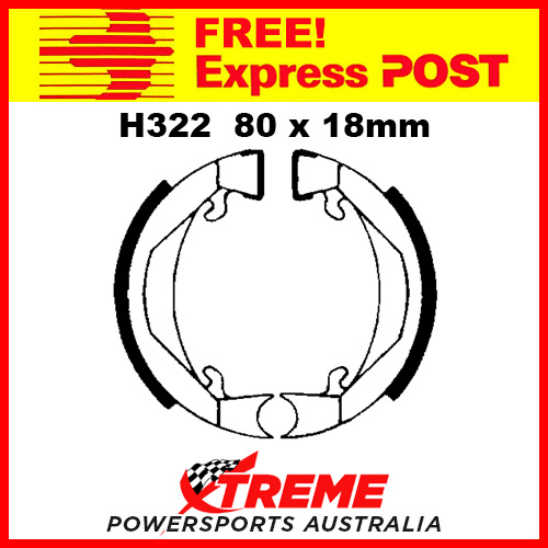 EBC Rear Brake Shoe KTM 50 SX Mini Adventure 2004-2007 H322