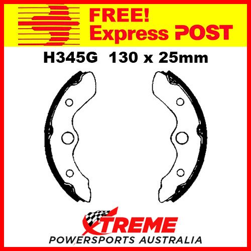 EBC Front Grooved Brake Shoe Honda TRX 200 D 1991 H345G