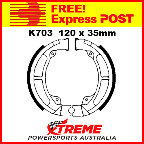 EBC Front Brake Shoe Kawasaki KDX 200 1983-1985 K703