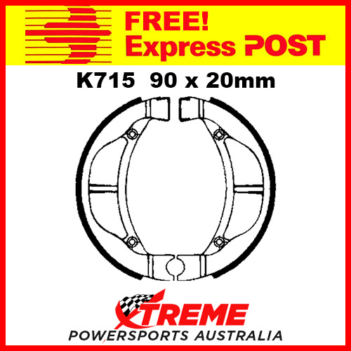 EBC Front Brake Shoe Kawasaki KLX 110 R 2002-2017 K715