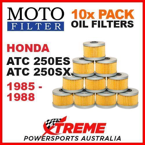 10 PACK MOTO FILTER OIL FILTERS HONDA ATC250ES ATC250SX ATC 250 ES SX 1985-1988