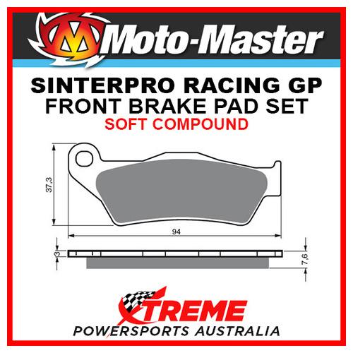 Moto-Master KTM 250 EXC 1993-2018 Racing GP Sintered Soft Front Brake Pads