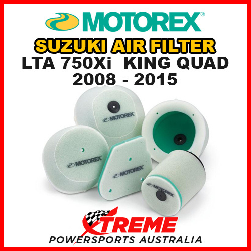 Motorex for Suzuki LTA-750XI LTA750XI KING QUAD 2008-2015 Foam Air Filter Dual Stage