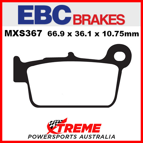 EBC Kawasaki KX 450F 2006-2018 Sintered Race Rear Brake Pad MXS367