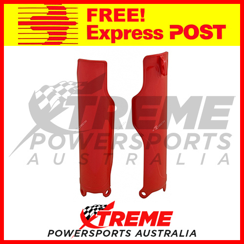 Rtech Honda CR250R 1990-2007 Neon Red Fork Guards Protectors