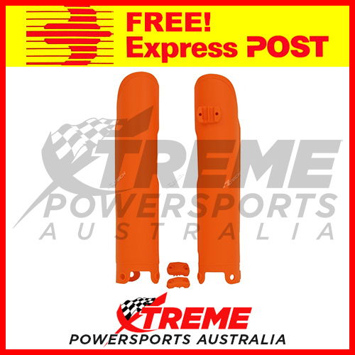 Rtech KTM LC4 620 640 Super Moto 2003-2007 Orange Fork Guards Protectors