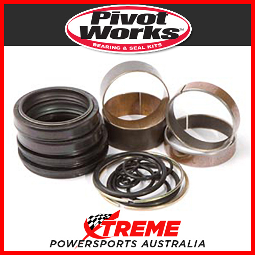 Fork Bushing, Oil/Dust Seals Kit Honda CR125R 1997-2004, Pivot Works PWFFK-H01-001