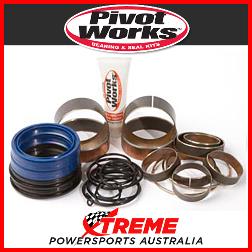 Fork Bushing, Oil/Dust Seals Kit Honda CR250R 2005-2007, Pivot Works PWFFK-H04-020