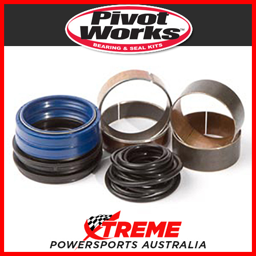 Fork Bushing, Oil/Dust Seals Kit Kawasaki KX125 2005, Pivot Works PWFFK-K07-021