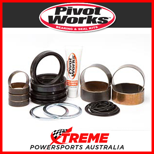 Fork Bushing, Oil/Dust Seals Kit For Suzuki RM125 1999, Pivot Works PWFFK-S05-021