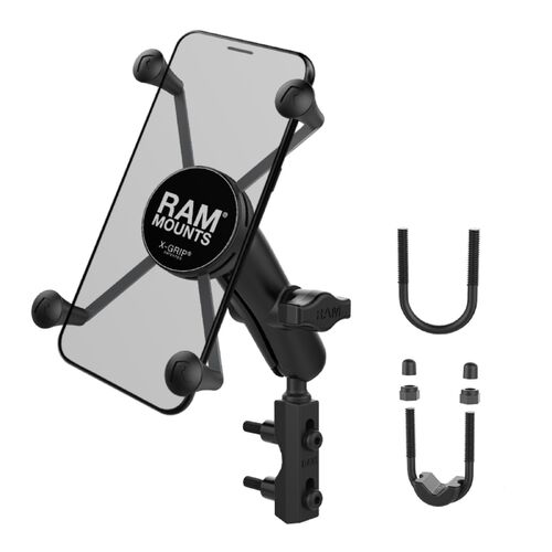 Ram X-Grip Large Phone Mount W/ Brake/Clutch Reservoir Base