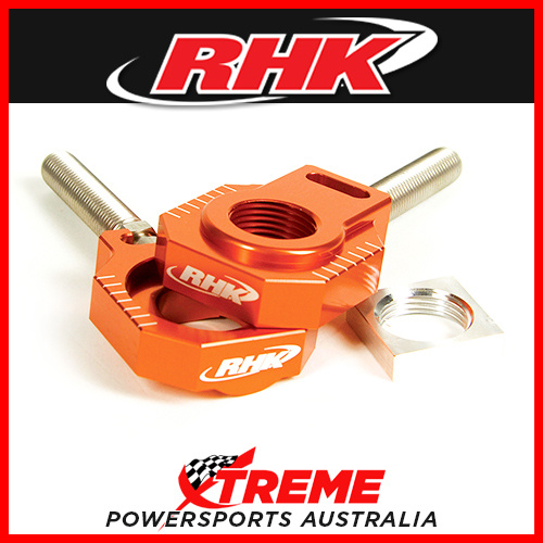 RHK LOLLIPOP AXLE BLOCK ORANGE KTM EXC F 125 200 250 300 350 450 500 530 07-2015