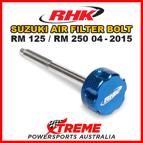 RHK MX BLUE AIR FILTER BOLT MOTO for Suzuki RM125 RM250 RM 125 250 04-2015 DIRT BIKE