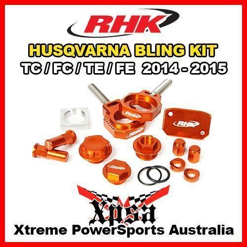 RHK BLING KIT ORANGE HUSQVARNA TC FC TE FE 2014-2015 ENDURO MOTOCROSS DIRT BIKE