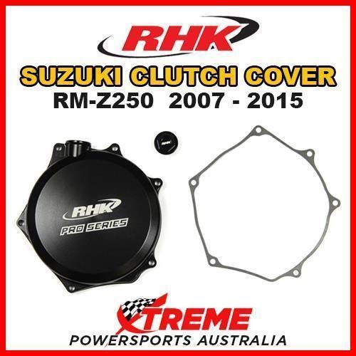 RHK MX BLACK CASE CLUTCH COVER for Suzuki RMZ 250 RM Z250 RMZ250 2007-2015 DIRT BIKE