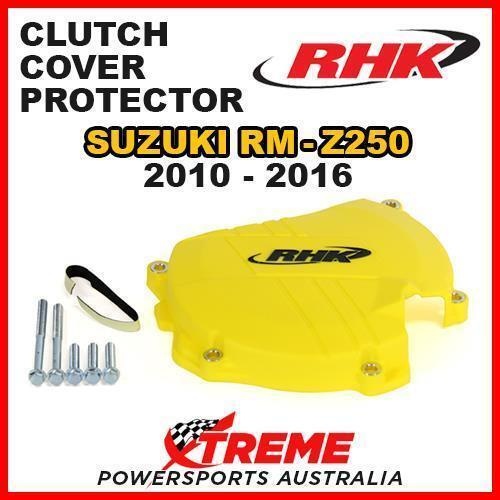 RHK MX FACTORY YELLOW CLUTCH COVER PROTECTOR GUARD for Suzuki RMZ250 RMZ 2010-2016