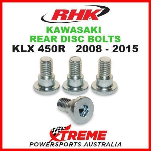 RHK MX REAR HEAVY DUTY BRAKE DISC BOLT SET KAWASAKI KLX450R KLX 450R 2008-2015