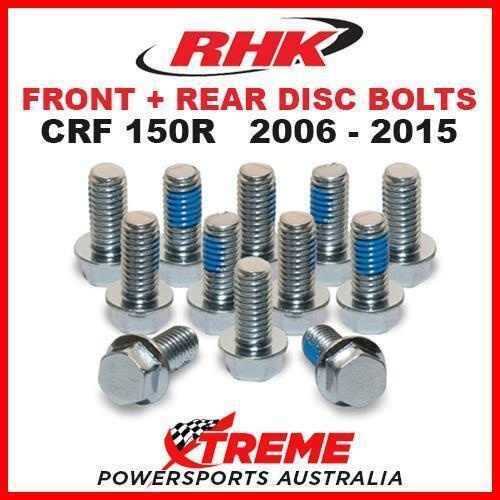 RHK FRONT + REAR HEAVY DUTY BRAKE DISC BOLT SET HONDA CRF150R CRF 150R 2006-2015