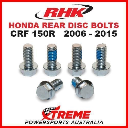 RHK MX REAR HEAVY DUTY BRAKE DISC BOLT SET HONDA CRF150R CRF 150R 2006-2015 MOTO