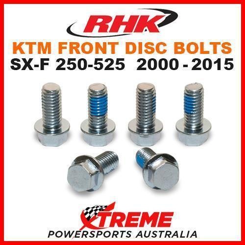 RHK FRONT HEAVY DUTY BRAKE DISC BOLT SET KTM SXF 250 350 450 505 520 525 00-2015