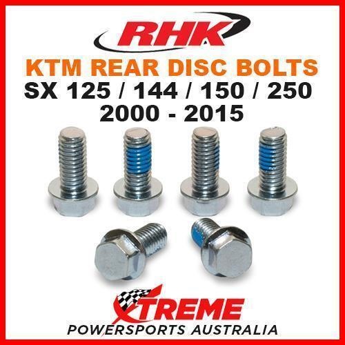 RHK REAR HEAVY DUTY BRAKE DISC BOLT SET KTM 125SX 144SX 150SX 250SX 2000-2015