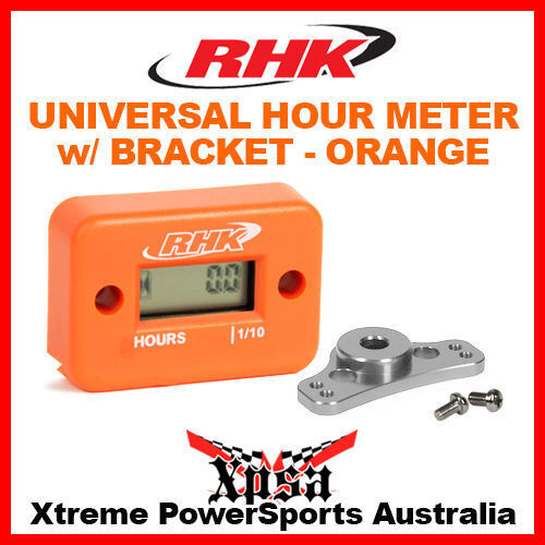 RHK MX ATV Hour Meter Orange Universal Dirt Bike Enduro KTM SX SXF EXC EXCF