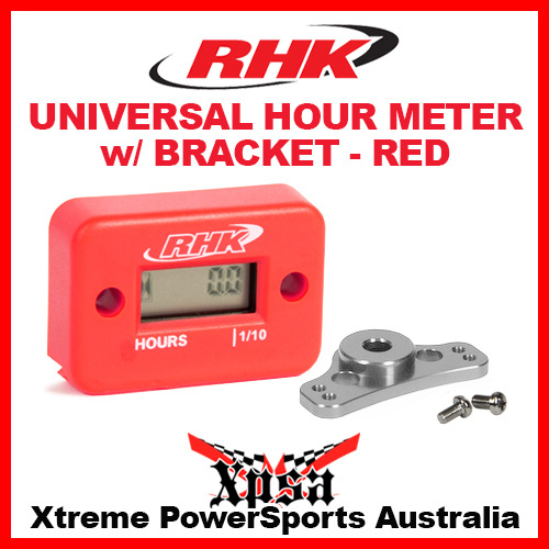 RHK MX ATV Hour Meter Red Universal Dirt Bike Enduro Honda Yamaha for Suzuki