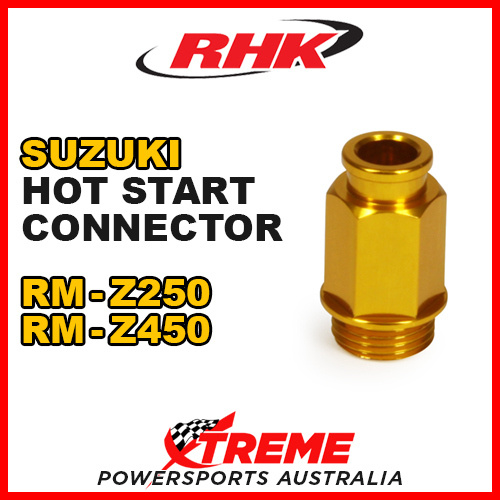 RHK HOT START CONNECTOR KEIHIN FCR CARBY GOLD for Suzuki RMZ250 RMZ450 RM Z250 Z450