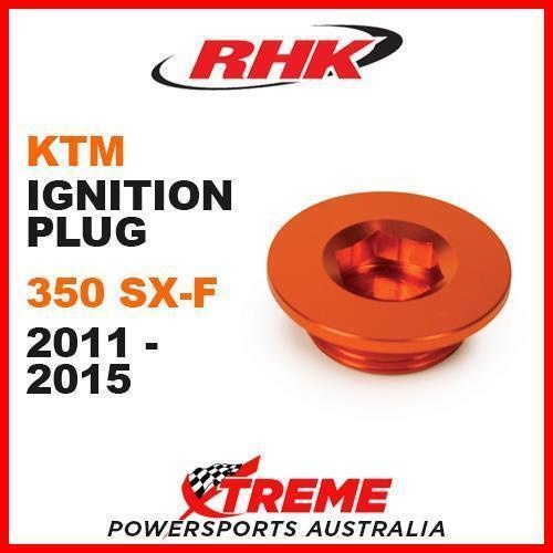 RHK MX OEM REPLACEMENT IGNITION PLUG COVER ORANGE SXF SX-F 350 350SXF 2011-2015