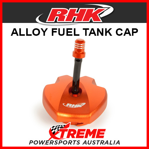 RHK Husqvarna FE350 2014-2018 Orange Alloy Fuel Tank Gas Cap 1/4 Quarter Turn