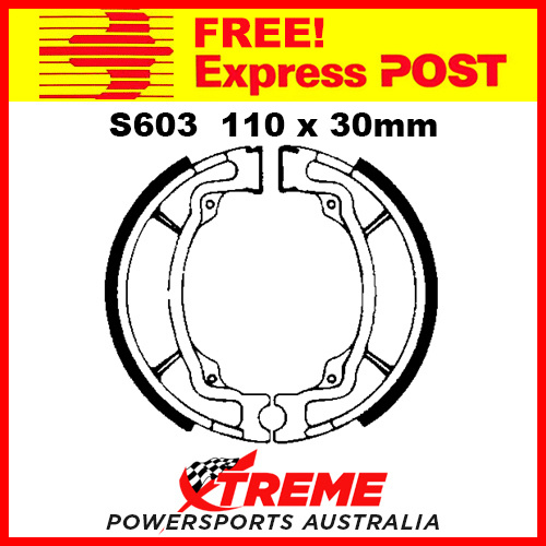 EBC Front Brake Shoe Kawasaki KLF 110 Mojave 1987-1988 S603