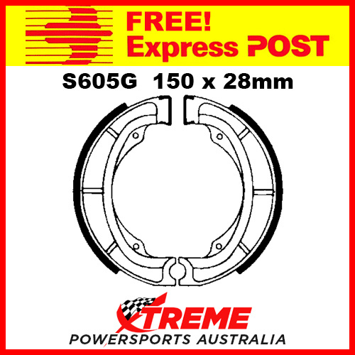 EBC Front Grooved Brake Shoe for Suzuki RM 250 N 1979 S605G