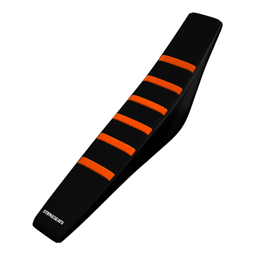 Strike Seats Gripper Ribbed Orange/Black/Black Seat Cover for KTM 520SX 2000