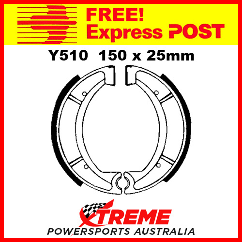 EBC Rear Brake Shoe Yamaha YZ 465 H 1981 Y510